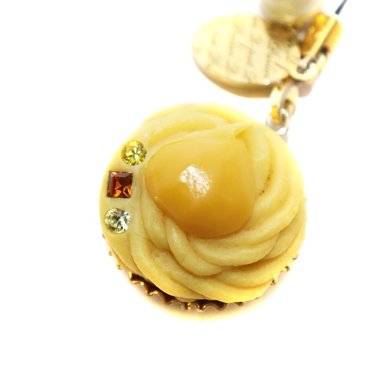  cue pot Q-POT Montblanc cupcake strap key holder yellow yellow /AN1 #SH lady's 