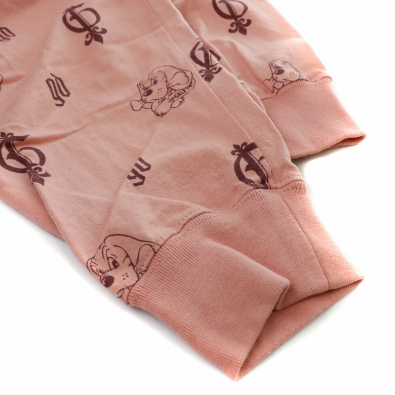 ガルフィー GALFY 紋紋ロンTee Tシャツ カットソー 刺繍 総柄 長袖 XL ピンク 123006 /XK メンズ_画像6