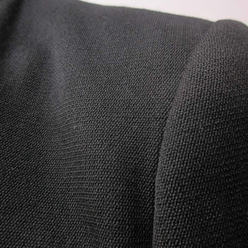 ラルフローレン RALPH LAUREN 美品 ブラックレーベル ジャケット ブレザー スタンドカラー 金ボタン ウール 国内正規 黒 ブラック 4 約M 04_画像6