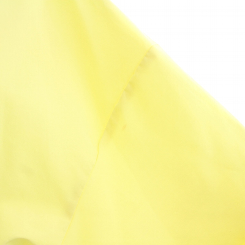 ザラ ZARA チュニック ドロップショルダー オーバーサイズ ビッグシルエット ロールアップ 半袖 M 黄 イエロー /FQ レディース_画像9