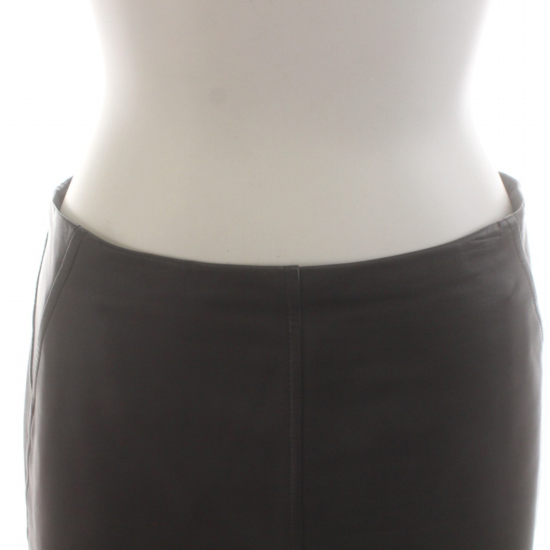  Moga MOGA tight skirt knee height slit sheep leather sheep leather 2 M B0243CLS491 /FQ lady's 