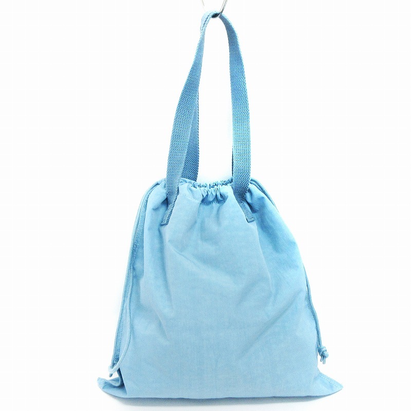 Kipling KIPLING большая сумка мешочек портфель нейлон голубой бледно-голубой #SM1 женский 