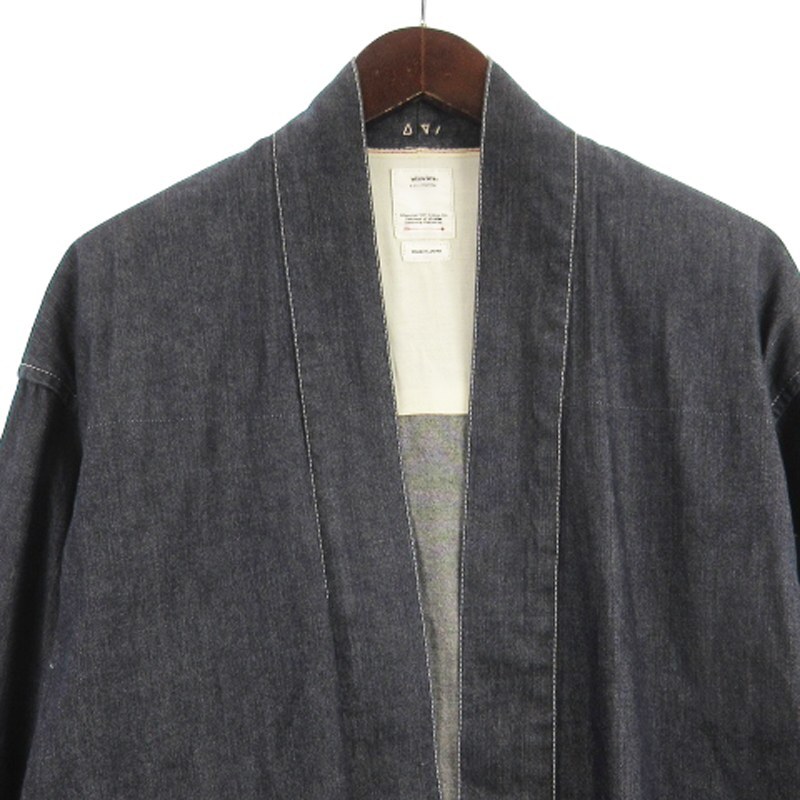 ビズビム VISVIM LHAMO SHIRT ONE WASH ラモ デニム シャツ ジャケット 羽織 0120105007004 インディゴ 2 メンズ_画像2