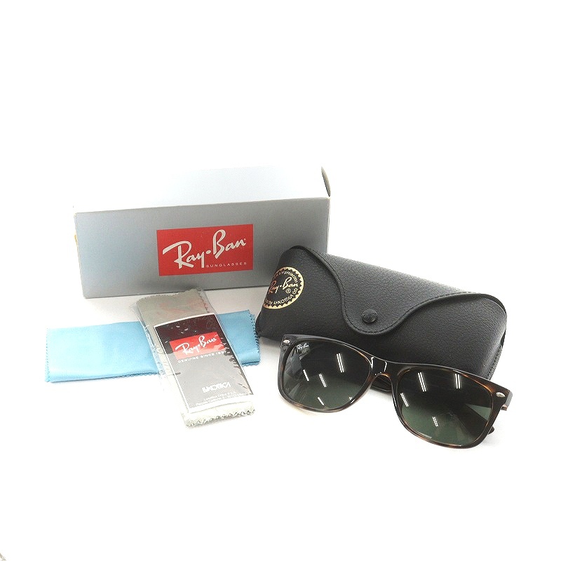 レイバン RAY BAN NEW WAYFARER ウェイファーラー サングラス べっ甲柄 58□18 140 黒 ブラック 茶 ブラウン 緑_画像7