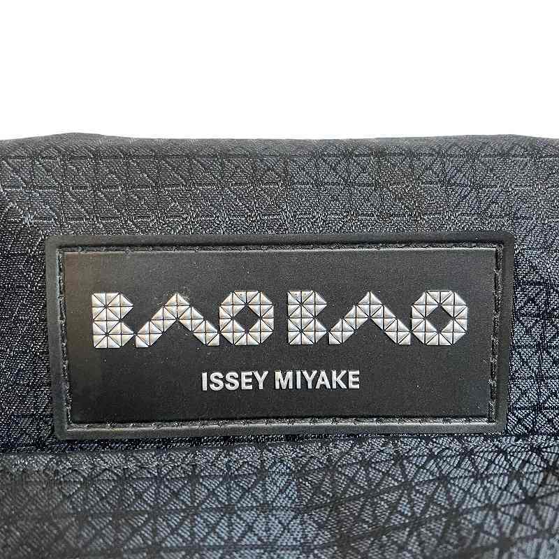 バオバオ イッセイミヤケ BAOBAO ISSEY MIYAKE 美品 FLAT PACK フラット パック リュックサック バックパック レザー グレー レディース_画像4