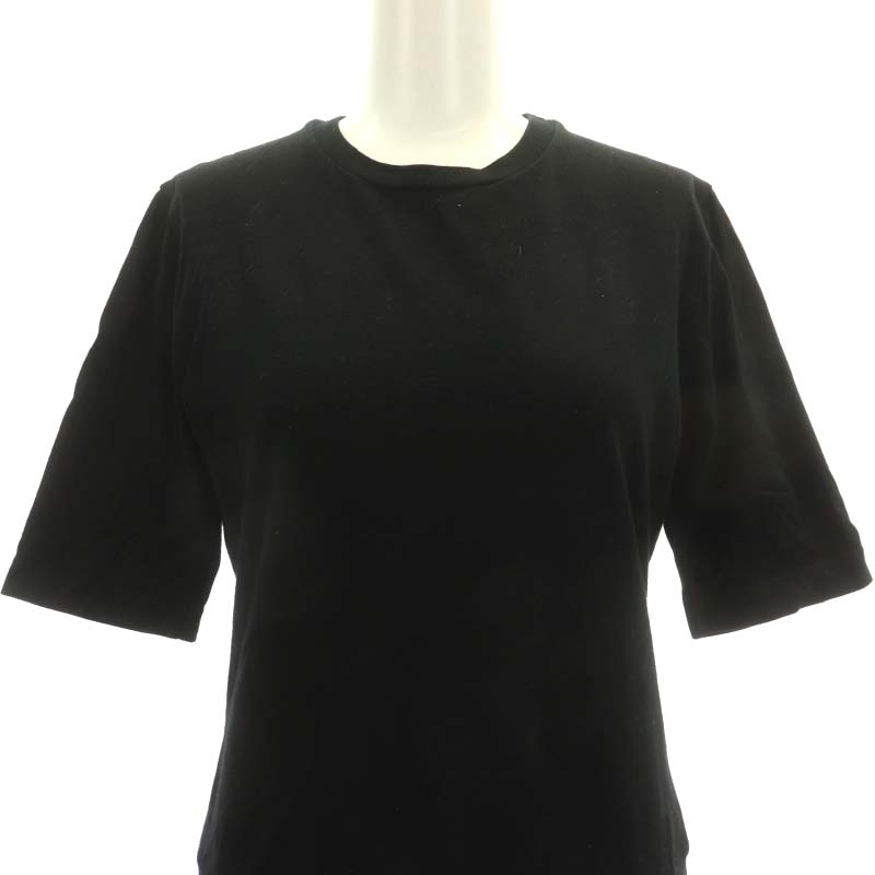  Agnes B agnes b. One-piece short sleeves long cotton 2 black black /NR #OS lady's 