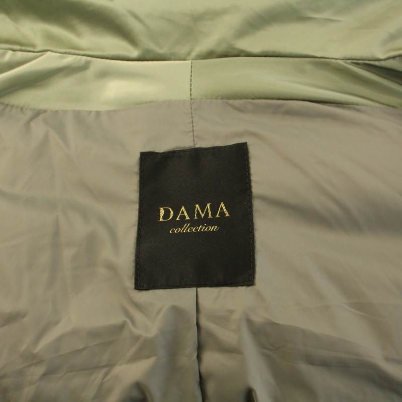 da-ma коллекция dama collection жилет жакет Zip выше короткий лента нейлон L хаки /BB женский 