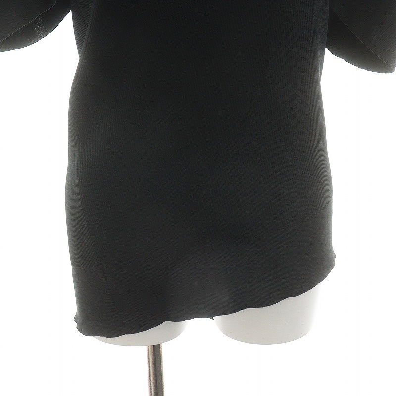 サカイ sacai 23AW Knit Pullover ニット カットソー 半袖 1 S 黒 ブラック 23-06848 /AN14 レディース_画像7