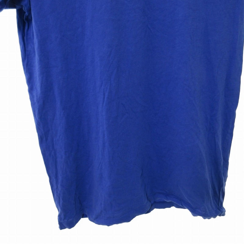 オールセインツ ALLSAINTS ヴィンテージ Tシャツ カットソー ロゴ刺? シングルステッチ 半袖 青 ブルー Sサイズ 0404 ■GY31 メンズ_画像5