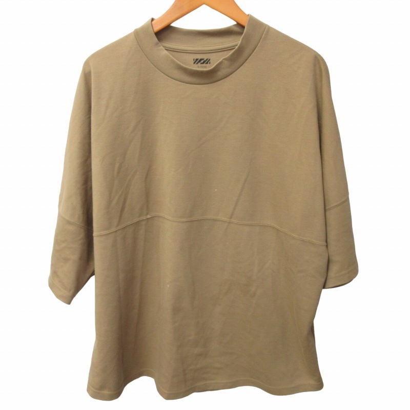 イズネス is-ness Tシャツ カットソー 半袖 茶 ブラウン Mサイズ 0406 メンズ_画像1