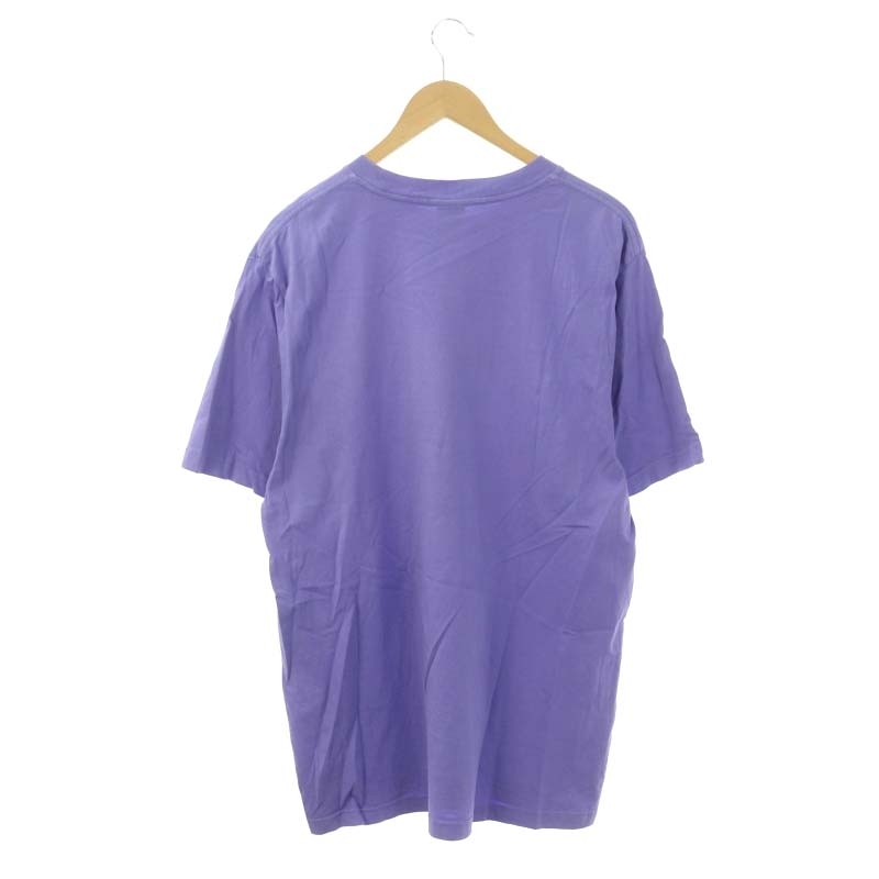 ヌーングーンズ NOON GOONS ロゴプリントTシャツ カットソー 半袖 コットン M 紫 黒 白 /NR ■OS ■SH メンズ_画像2