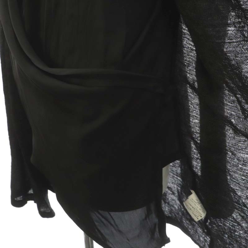  pas de calais pas de calais длинный вязаный кардиган длинный рукав шерсть 38 темно-серый /NR #OS женский 