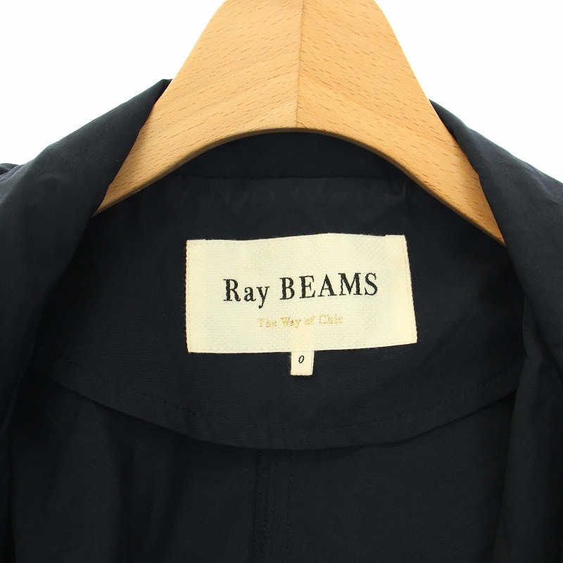  Ray Beams Ray Beams 20SS flair sleeve mountain parka Zip up jacket 0 XS navy blue navy 63-18-0110-456 lady's 