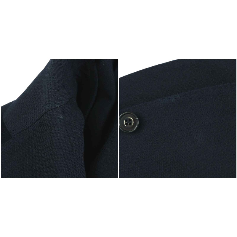 ラルディーニ LARDINI スーツ セットアップ 上下 テーラードジャケット 紺ブレ シングル サイドベンツ スラックスパンツ 44 S 紺の画像9