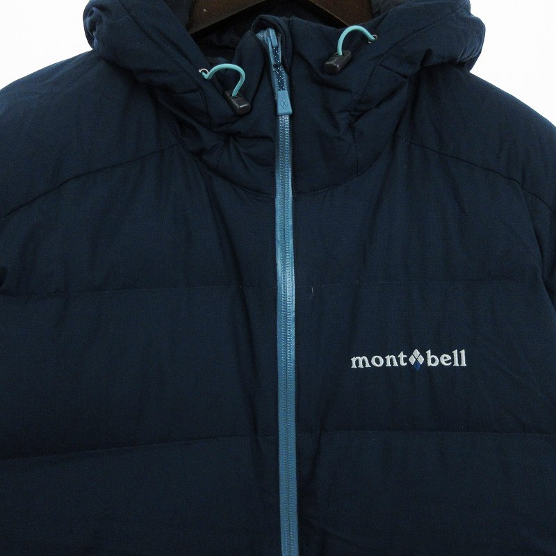 モンベル Montbell パーマ フロスト ライトダウン パーカ ジャケット 1101501 ネイビー系 S メンズ_画像9