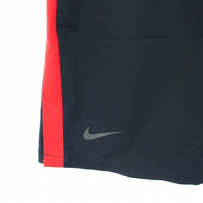 ナイキ NIKE DRI-FIT ショートパンツ ハーフパンツ 切替 L 紺 ネイビー 赤 レッド /TK メンズ_画像7