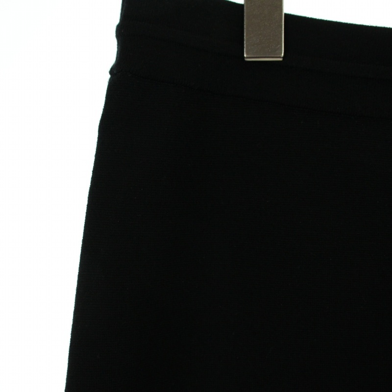 23区 VINGT-TROIS ARRONDISSEMENTS タイトスカート ナロースカート イージー ミモレ ロング ウエストゴム 44 XL 大きいサイズ 黒_画像4