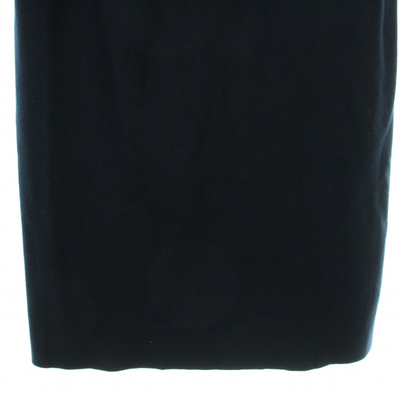 23区 VINGT-TROIS ARRONDISSEMENTS タイトスカート ナロースカート イージー ミモレ ロング ウエストゴム 44 XL 大きいサイズ 紺_画像5