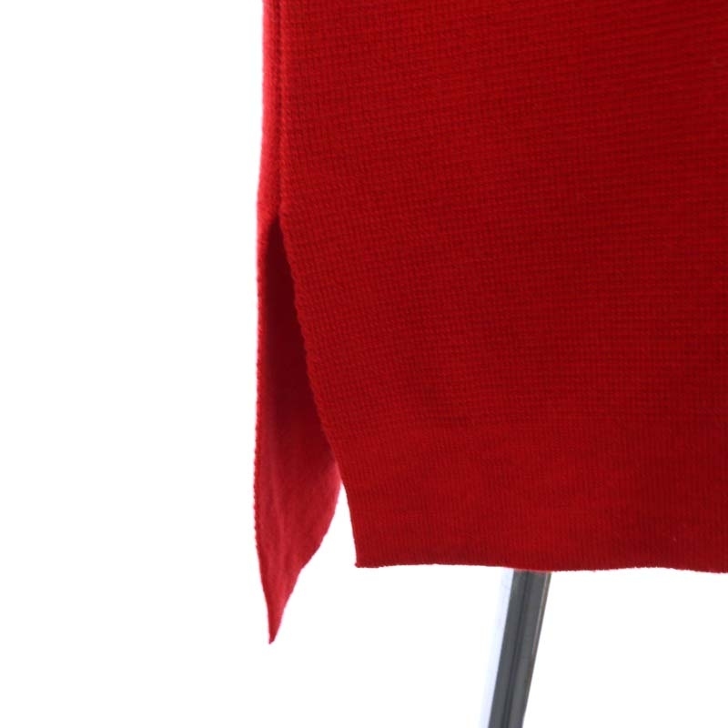 スローン SLOANE 12Gメリノウールミラノリブタートルネックニットプルオーバー セーター 長袖 1 赤 レッド /DO ■OS レディース_画像6