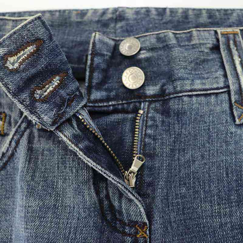  Dolce & Gabbana Dolce&Gabbana DOLCE&GABBANA Logo вышивка повреждение обработка Denim брюки джинсы синий голубой /DF #OS #SH женский 