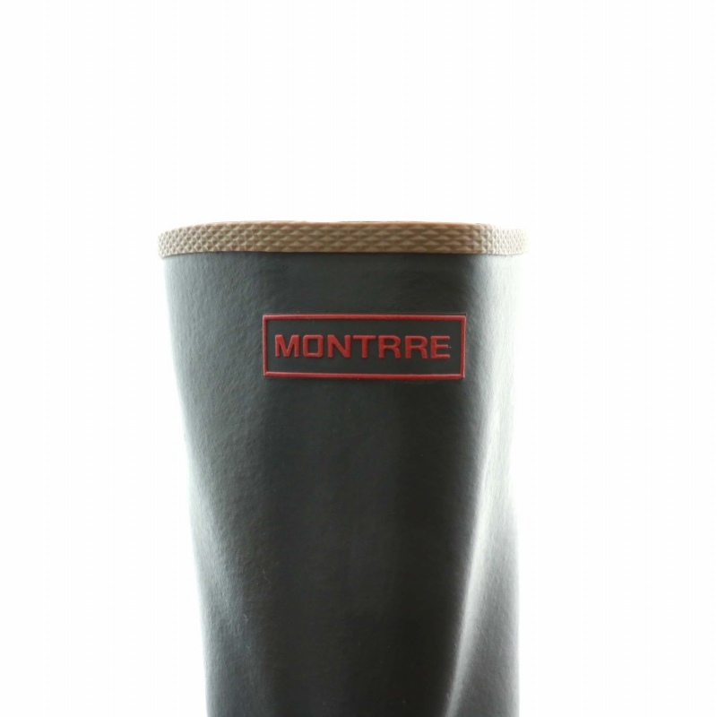 モントレイル Montrail 長靴 レインブーツ 雨靴 ラバー ロング ロゴ M 24cm 茶色 ブラウン /XZ ■GY17 レディース_画像7