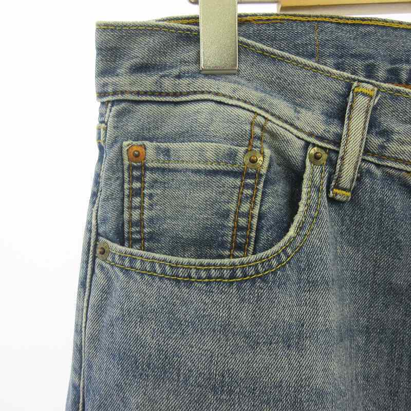 リーバイス Levi's 505 デニム ジーンズ ジーパン 刻印4302 インディゴブルー 青 W30 L30 約S メンズ_画像4