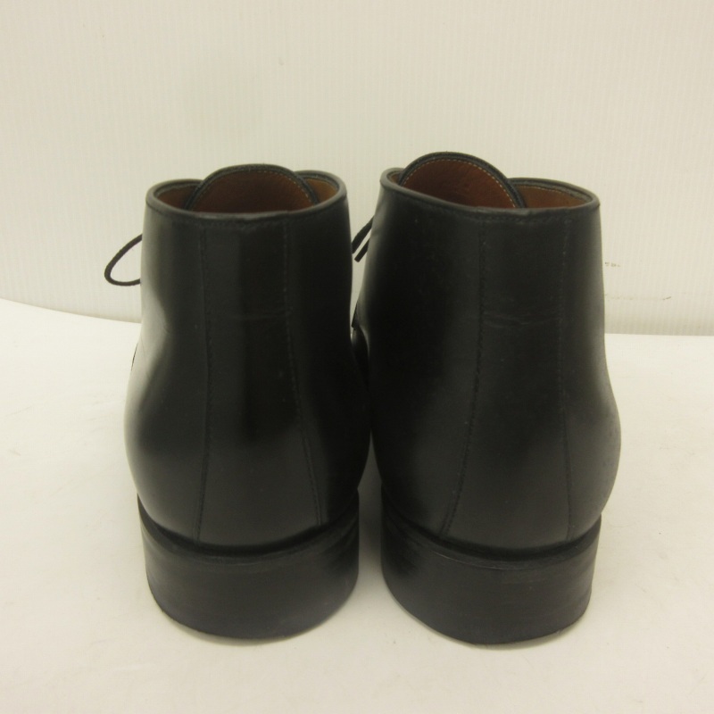 ジャランスリワヤ Jalan Sriwijaya チャッカブーツ レザーシューズ 革靴 プレーントゥ 皮革 黒 ブラック 8 約26cm 11120 98322 メンズ_画像5