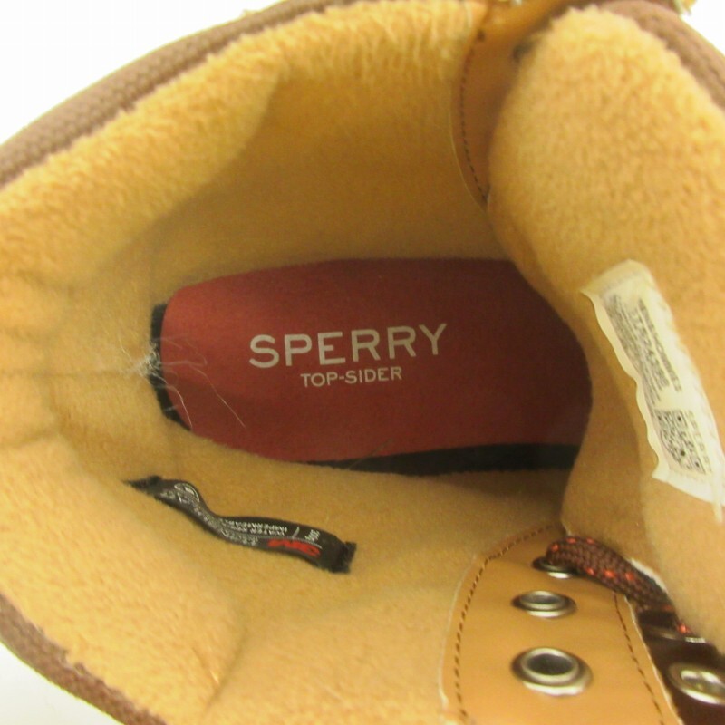 スペリー トップサイダー SPERRY TOP-SIDER CANNON WINTER LACE UP キャノンウィンターレースアップ ブーツ 靴 防水 ブラウン 茶 9.5 27.5c_画像8