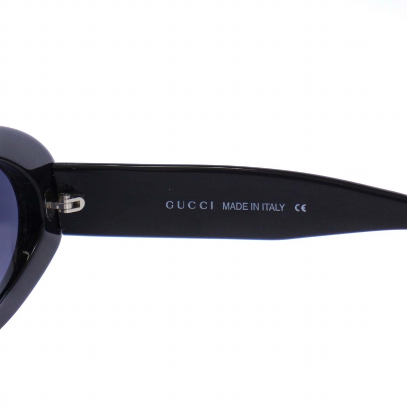 グッチ GUCCI サングラス 眼鏡 カラーレンズ スモーク GGロゴ 54□22 黒 ブラック 2400/N/S /BM ■OH レディース_画像5