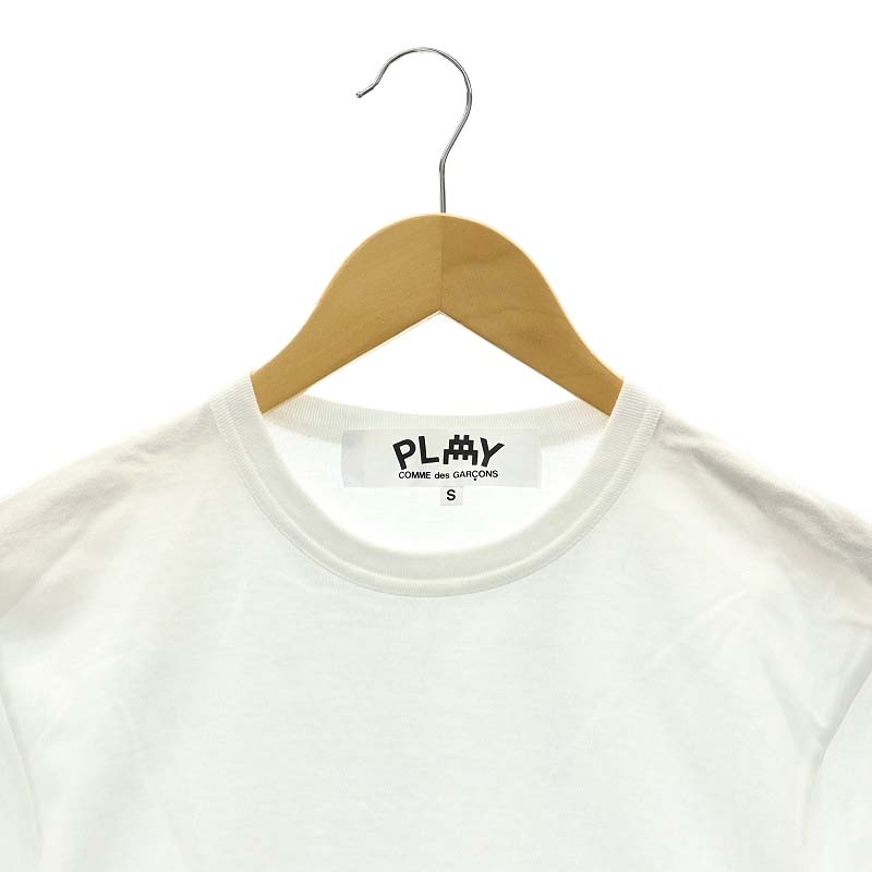 プレイコムデギャルソン PLAY COMME des GARCONS AD2022 INVADER S/S T-Shirt Tシャツ カットソー 半袖 S 白 ホワイト /HK ■OS メンズ_画像4