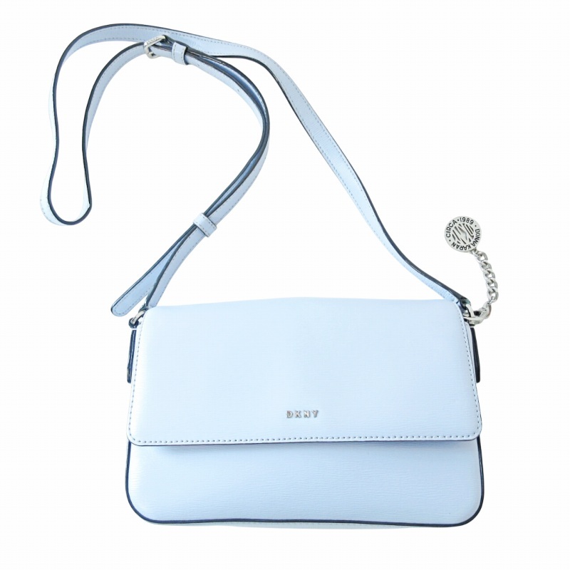  Donna Karan New York DKNY сумка на плечо небольшая сумочка Cross корпус наклонный .. sax голубой 0418 женский 