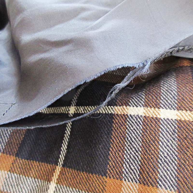  Burberry zBurberrys Vintage noba проверка юбка в складку midi длина длинный шерсть темно-синий бежевый примерно M 0425 #GY14reti