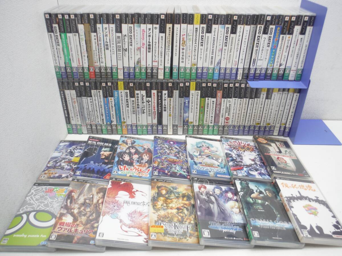 ジャンク SONY PSP ソフト 100本セット まとめて ※重複あり B ジャンク SONY PSP ソフト 100本セット まとめて ※重複あり B
