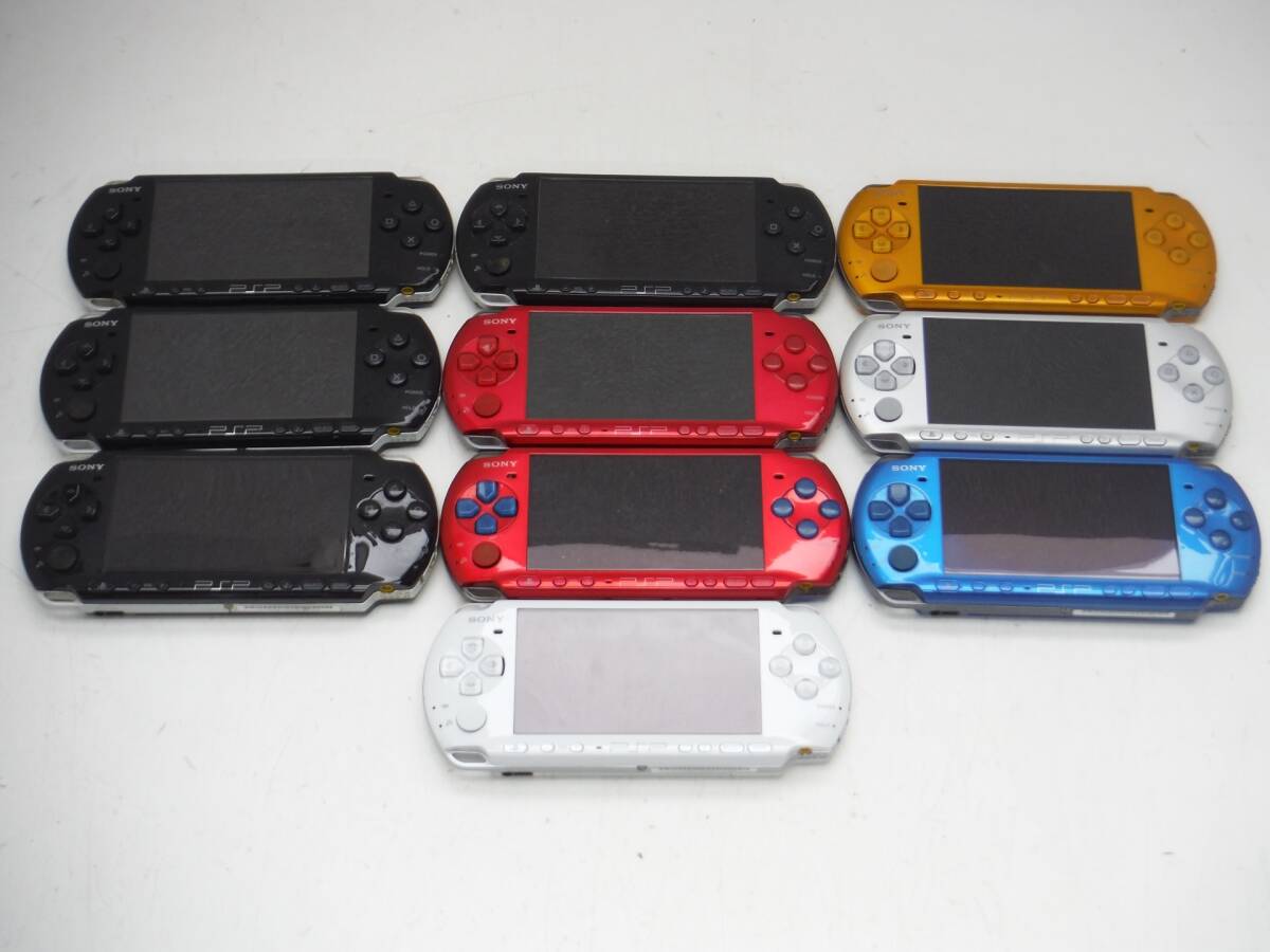 ジャンク SONY PSP 本体 10台セット A（PSP-3000×10台 本体のみ まとめ_画像1