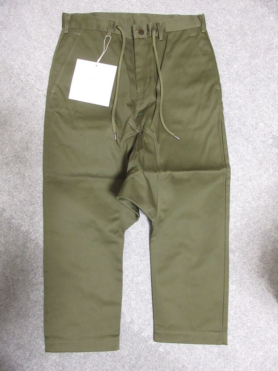 [ tag attaching ]FUMITO GANRYUf Mito ganryu |2(M corresponding )|FU0-PA-002| chinos sarouel pants | khaki | limitated model 
