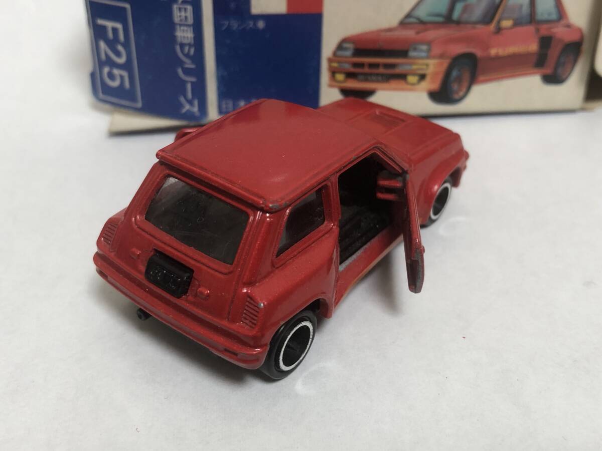 トミカ 青箱 F25-2-1 ルノー 5 ターボ Pocket Cars 日本製_画像8