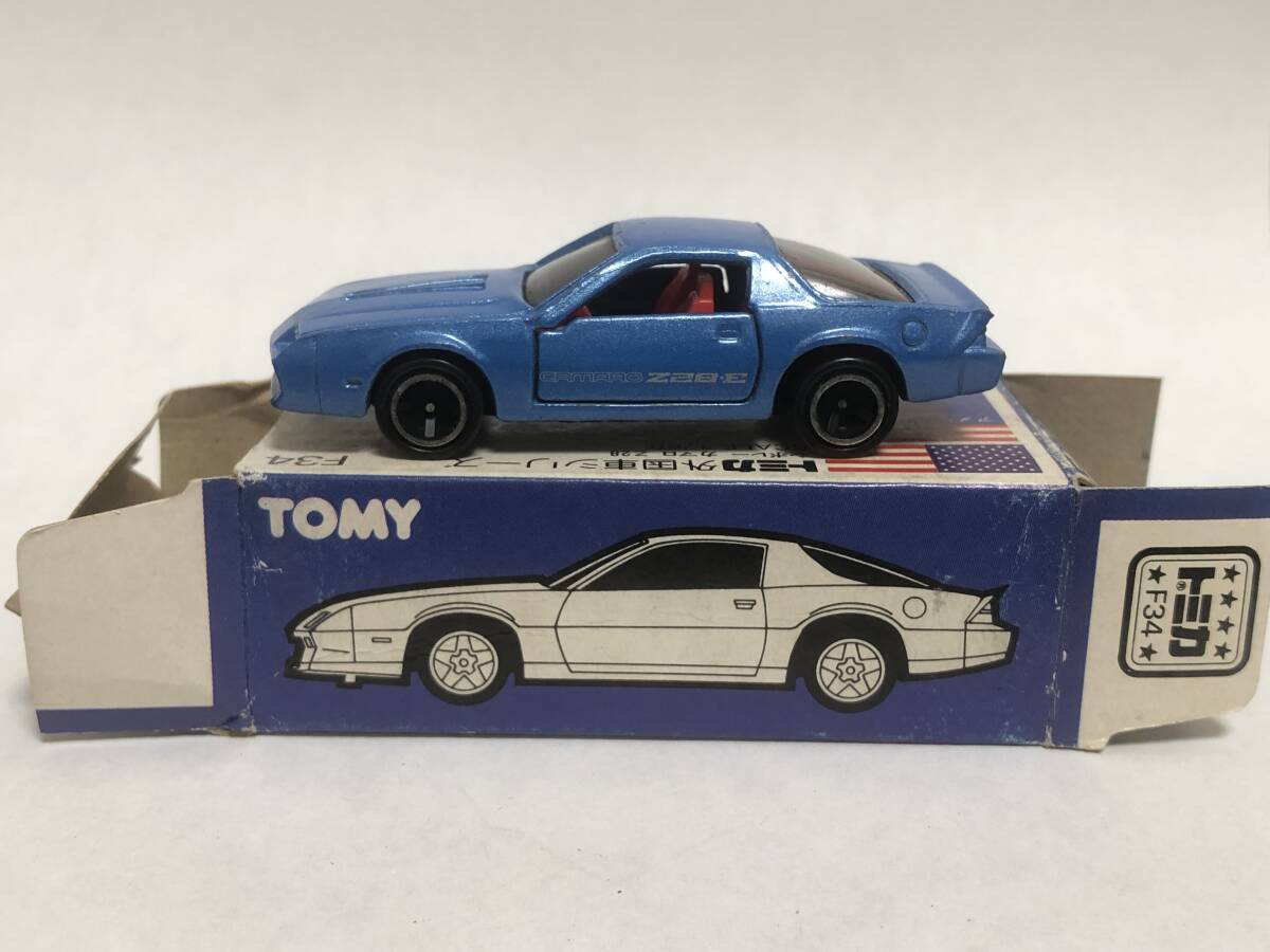 トミカ 青箱 F34-2-1 シボレー カマロ Z28 Pocket Cars 日本製_画像3