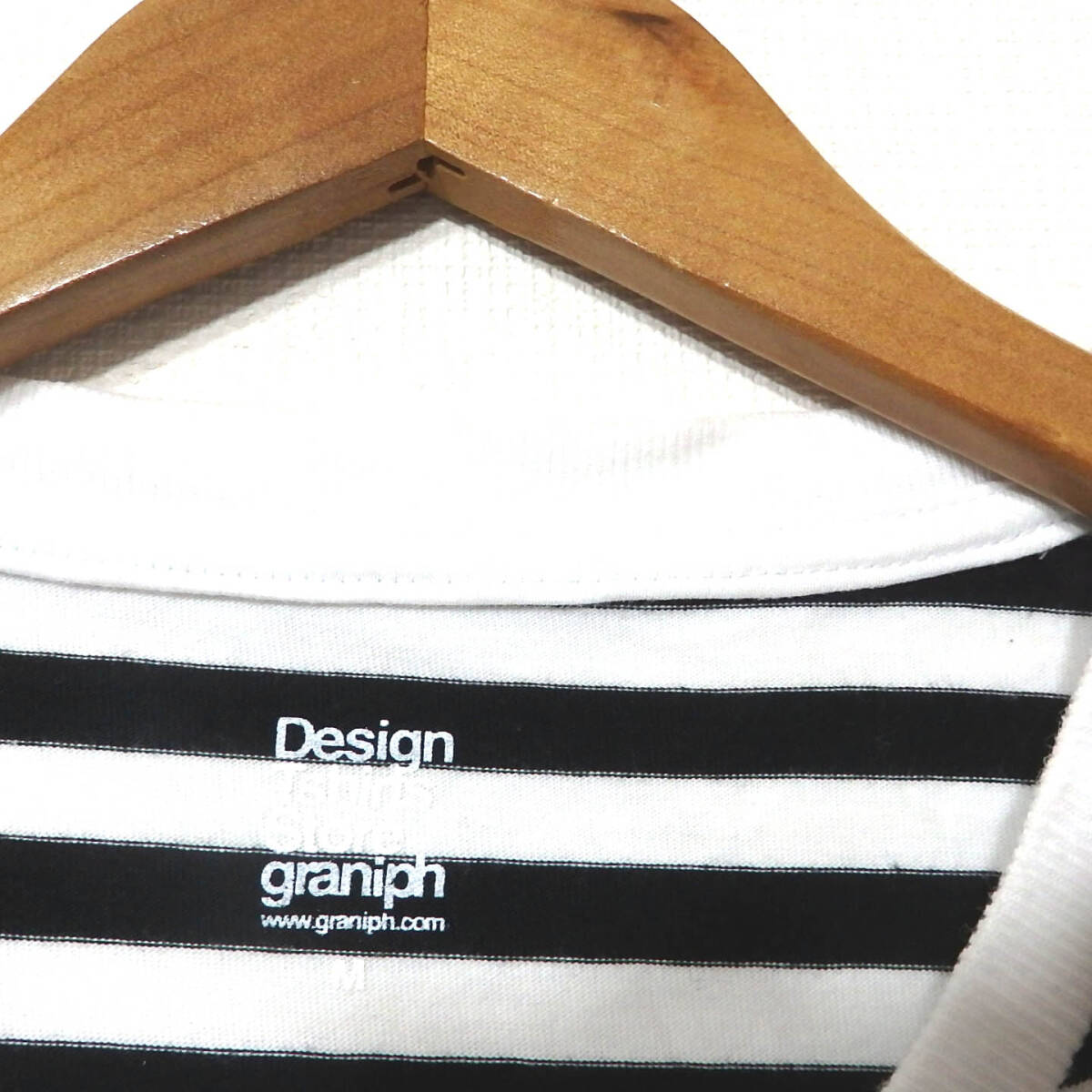 【送料無料】グラニフ×はらぺこあおむしTシャツ/Mサイズ ボーダー エリックカール Design Tshirts Store graniphの画像4
