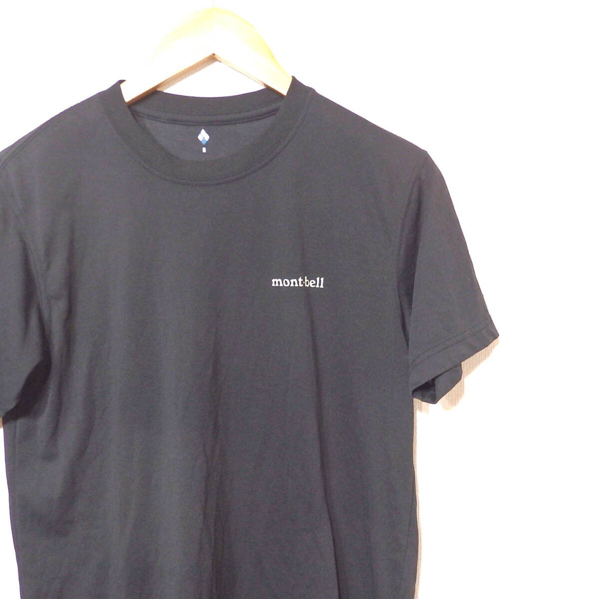 【送料無料】モンベルTシャツ/Sサイズ 美品ポリエステル素材 mont-bell1114110 [WIC.T ワンポイントロゴ )の画像2