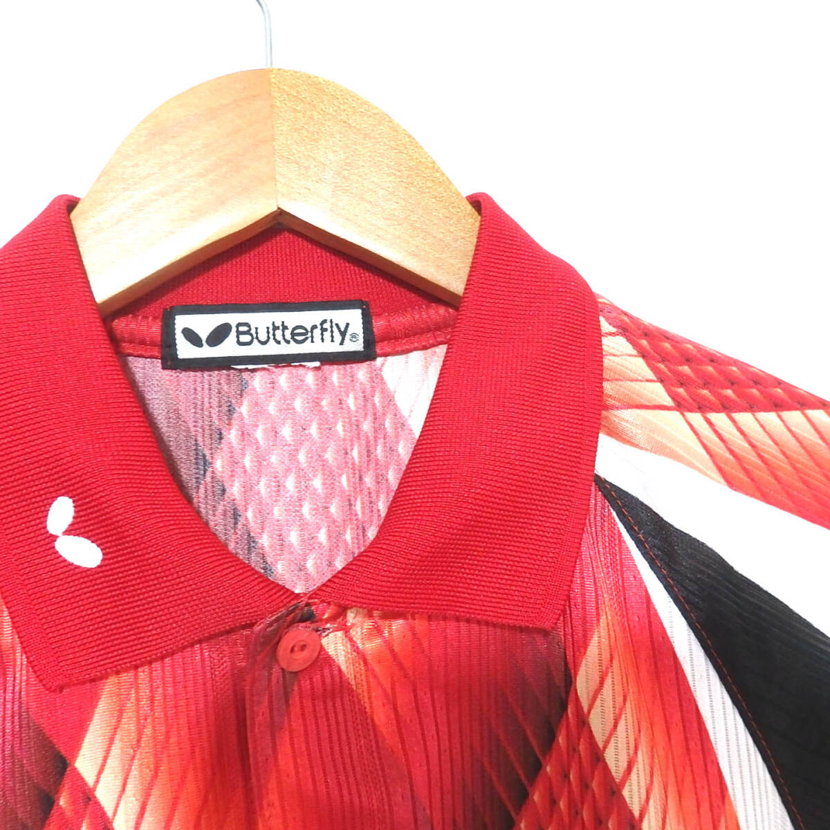 【送料無料】バタフライポロシャツ２枚セット/SSサイズ（レディースサイズ相当）ゲームシャツ　JTTA　卓球　バトミントン　