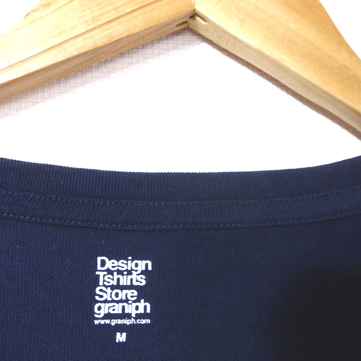 【送料無料】グラニフTシャツ/美品　厚手　ゆったりめ　アザラシ　　紺色　Design Tshirts Store graniph_画像3