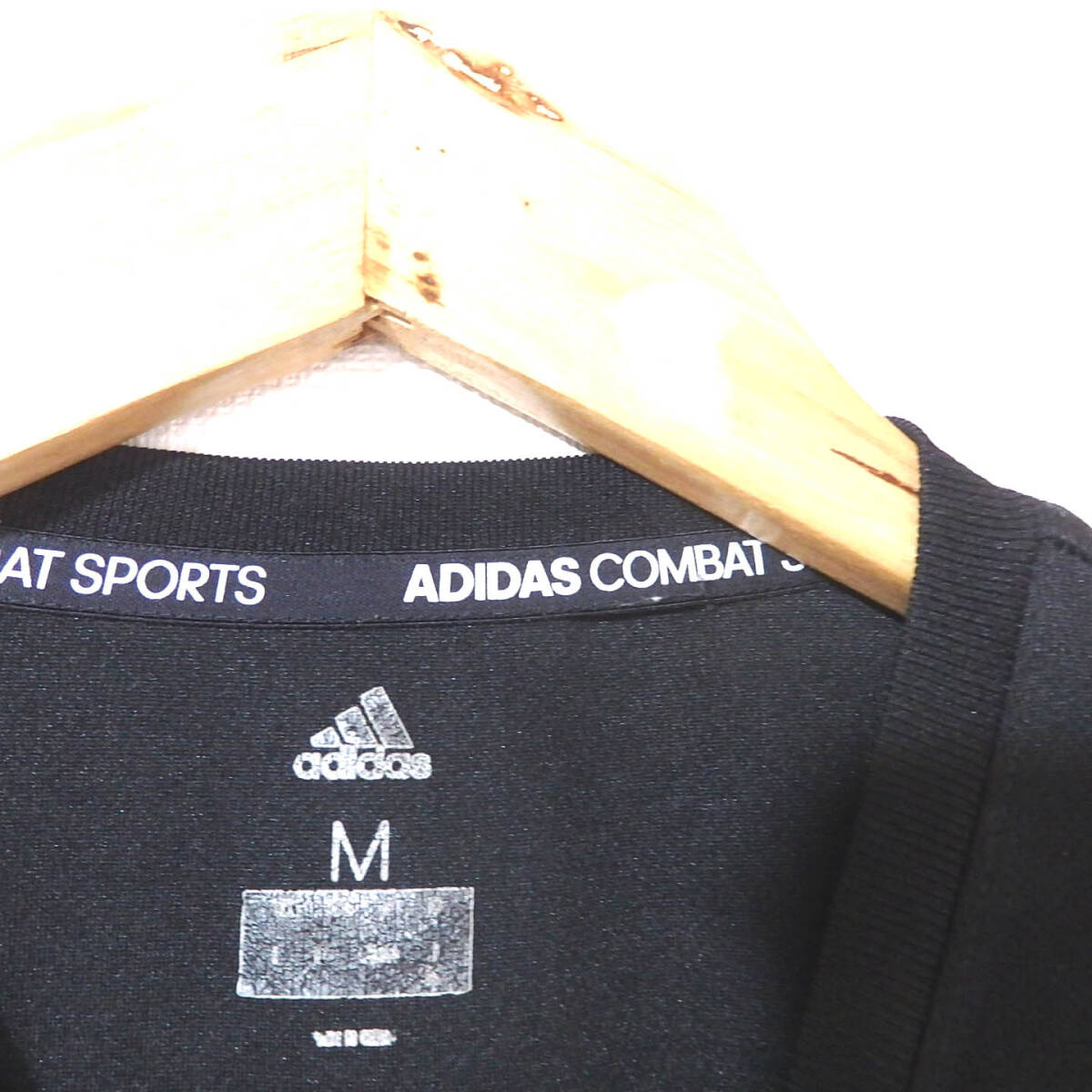 【送料無料】アディダス コンバットスポーツTシャツ２枚セット/黒 ポリエステル素材 adidas の画像7
