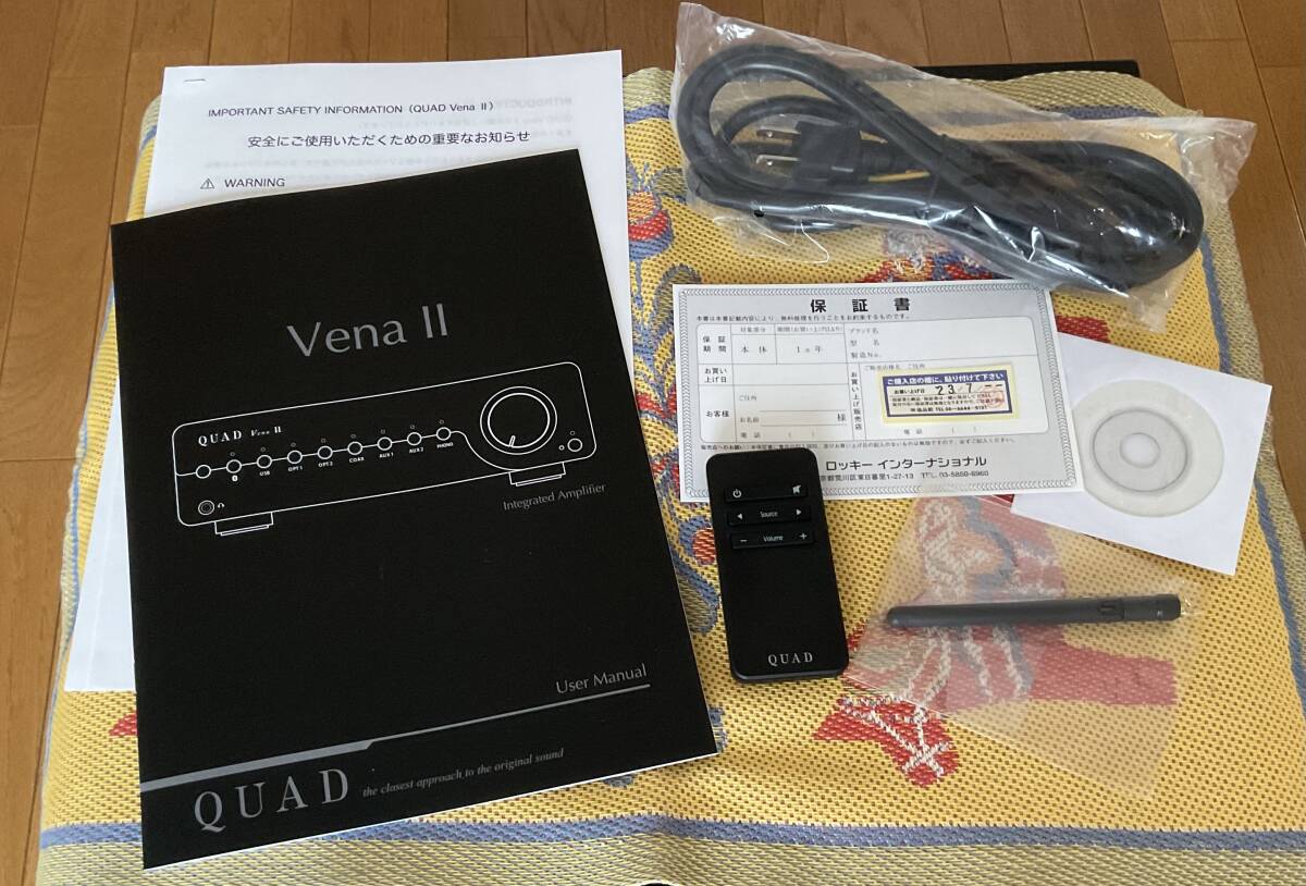 Yahoo!オークション - QUAD Vena Ⅱ シルバー/USB/DAC内蔵 Yahoo!オークション - QUAD Vena Ⅱ シルバー/USB/DAC内蔵