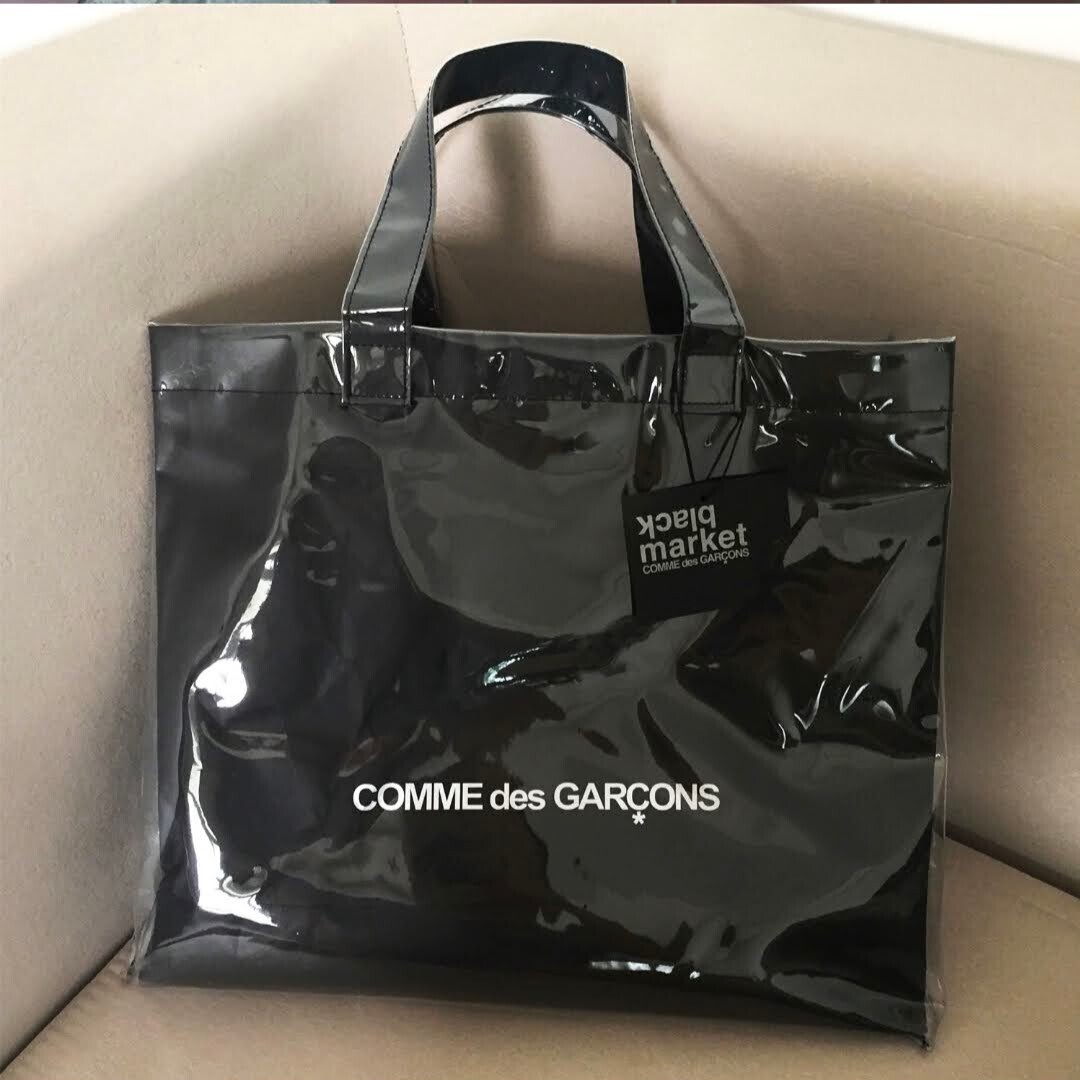 【送料無料1円〜】 COMME des GARCONS(コム・デ・ギャルソン)/PVCトートバッグ 未使用新品 上海セレクトショップ購入品 2の画像1