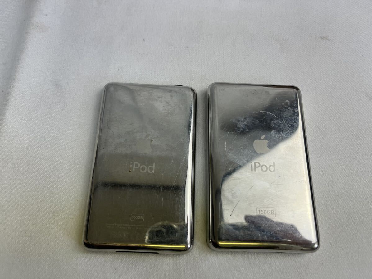 (EK)iPod アイポッド A1238 クラシック 160GB 動作未確認 まとめ売り グレー ブラック 希少品の画像2