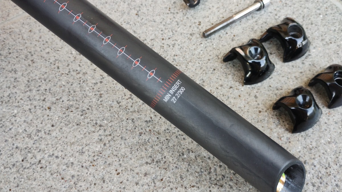 【中古】RITCHEY SUPER LOGIC リッチー スーパーロジック カーボンシートポスト 超軽量 153g 27.2mm 300mmの画像4