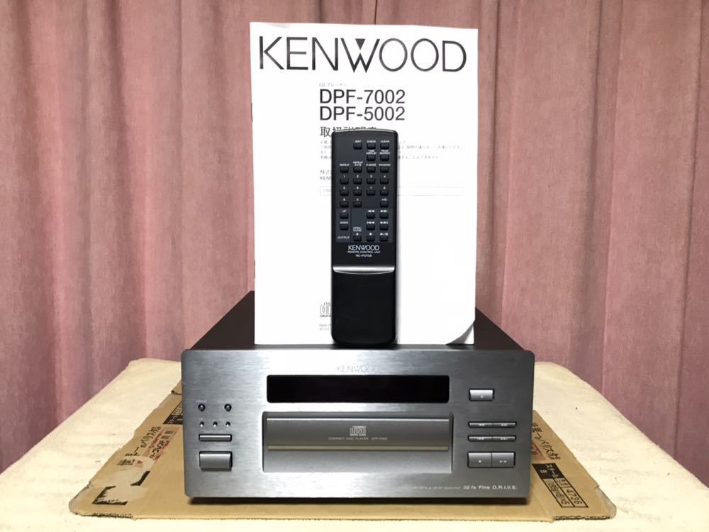 KENWOOD DPF-7002 remote control manual attaching present condition goods :  Real Yahoo auction salling