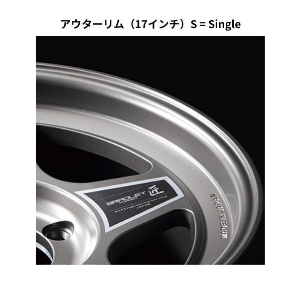 ホイール 4x4エンジニアリング ブラッドレー フォージド匠 4本 ハイラックスサーフ 215系 トヨタ (17×8.0J 6-139.7 INSET20)_画像3