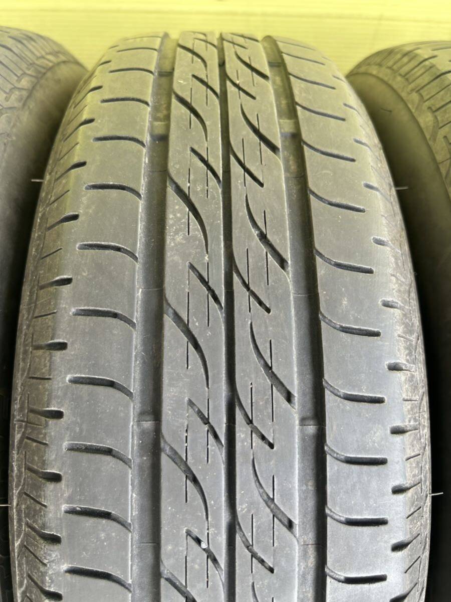 165/70R14 2022年ノーマル ブリヂストンNEXTRY 4本セット 日産純正スチール 4穴 PCD100 ET+47 14×5.5J ハブ60mm刻印ML_画像8