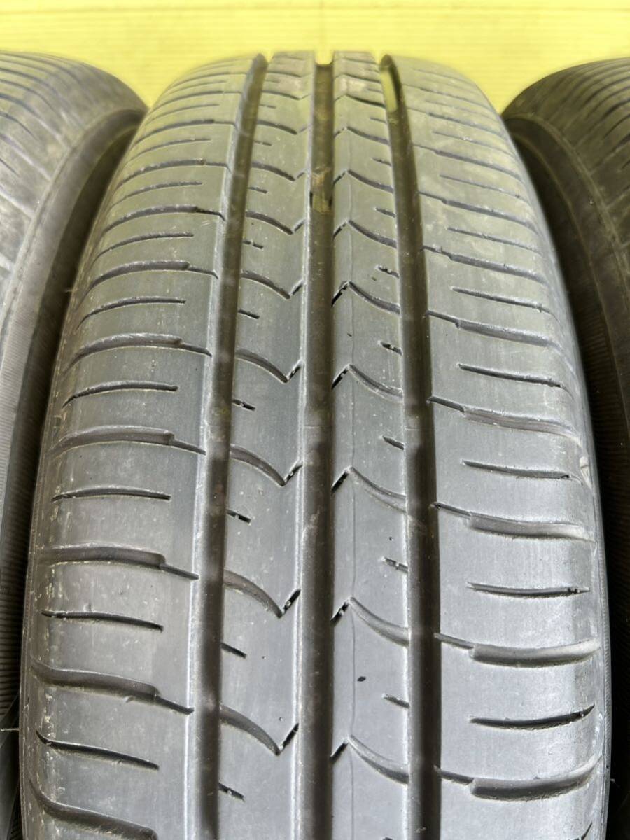 165/70R14 2019年ノーマル　グッドイヤー　４本セット トヨタ純正スチールDK 4穴 14×5J ET+39 PCD100 ハブ径54mm夏タイヤ_画像8